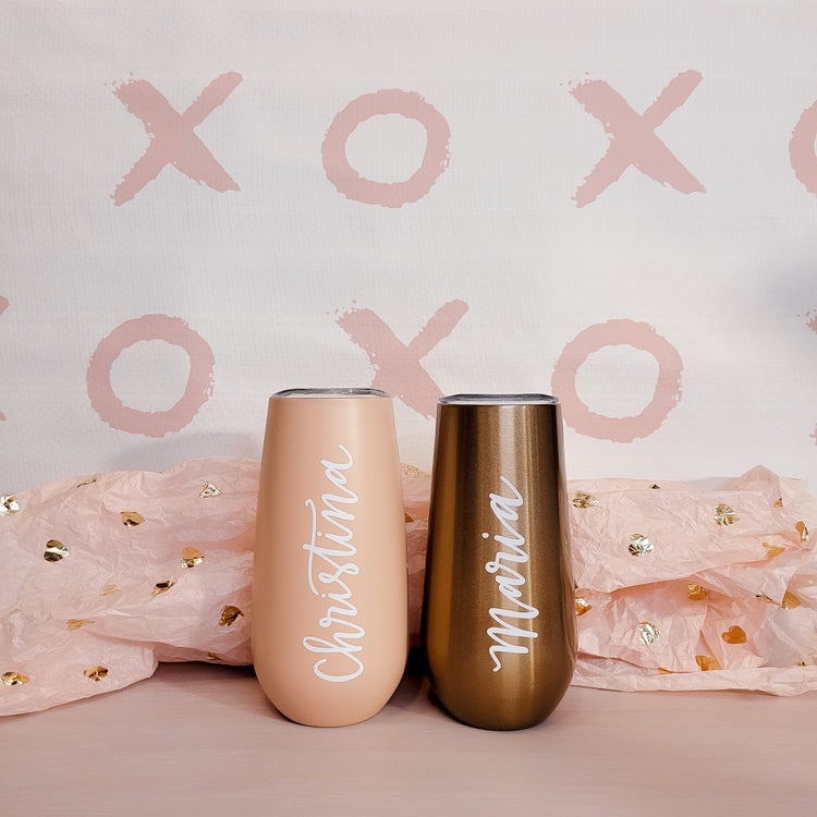 Custom Champagne Tumbler