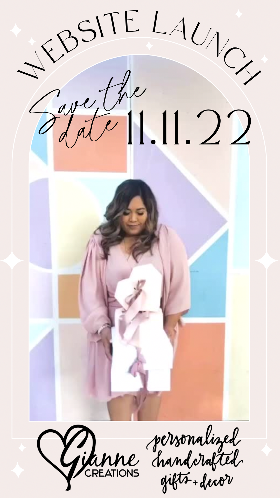 GIANNECREATIONS Website Launch