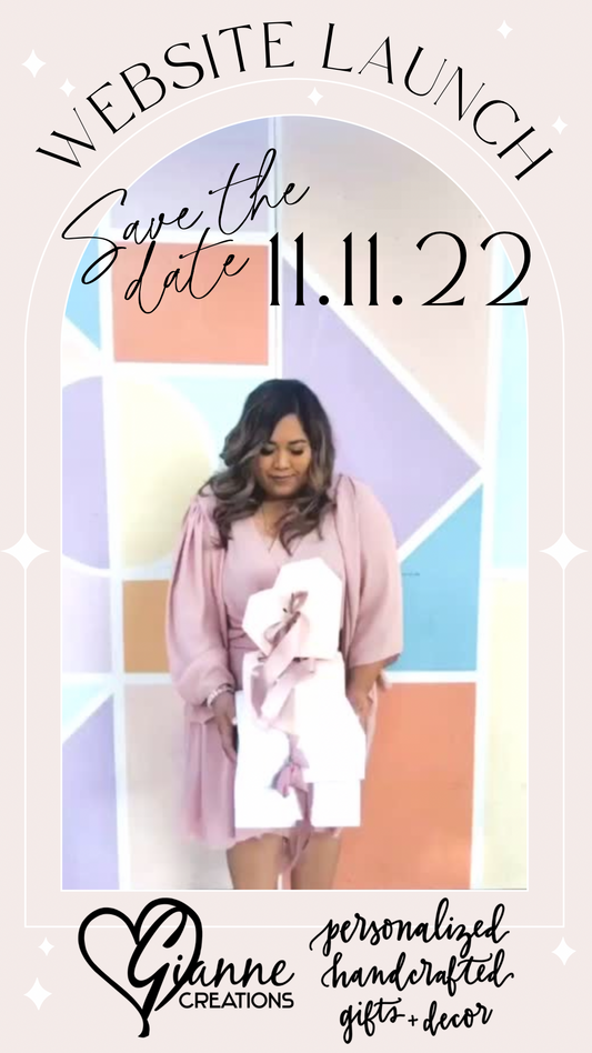 GIANNECREATIONS Website Launch