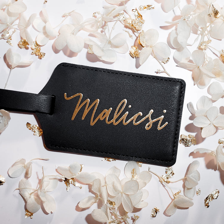 Custom - Luggage Tag, Handlettered