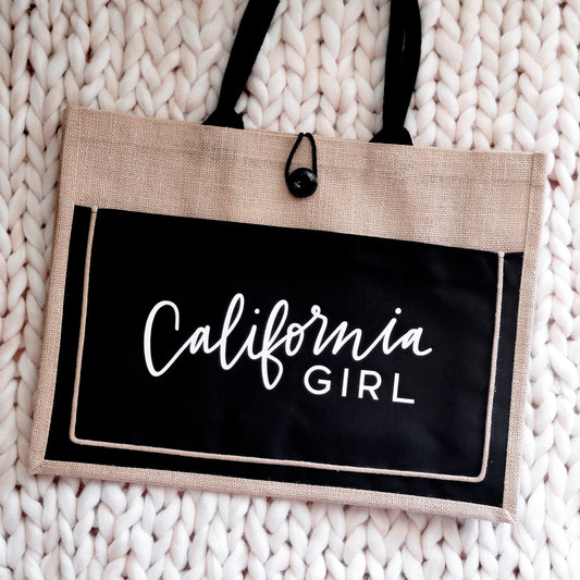 Tote Bag - California Girl Script