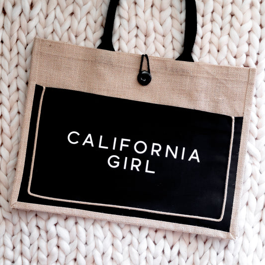Tote Bag - California Girl All Caps